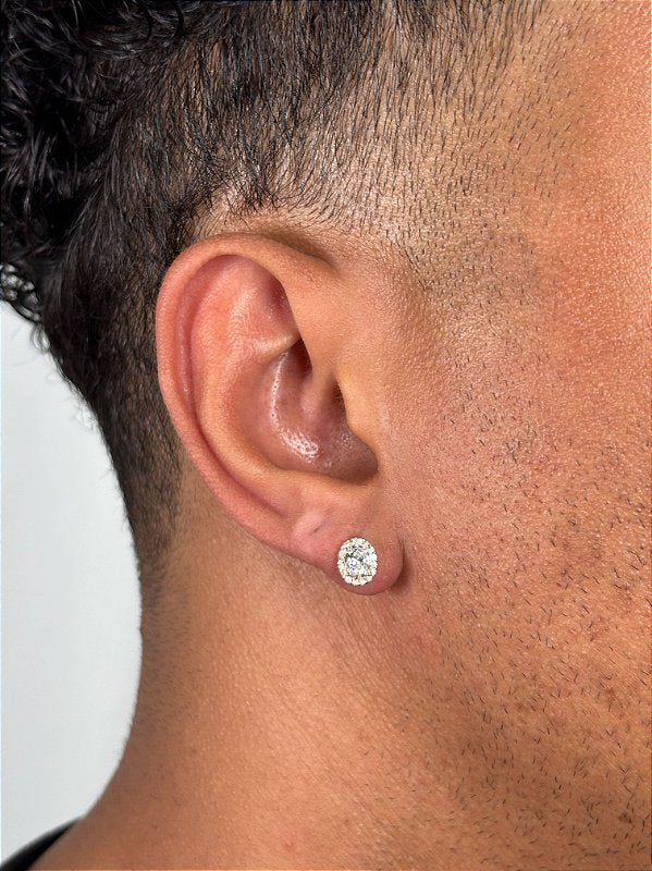 Brinco Fílip 1 Oval Banhado A Ouro 18k BRI212
