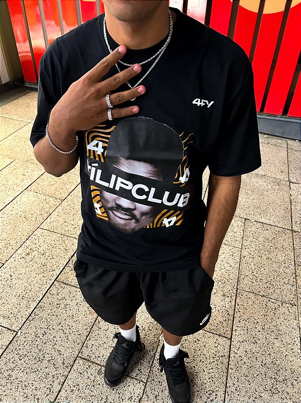 Camiseta Fílip Club Will - Preta