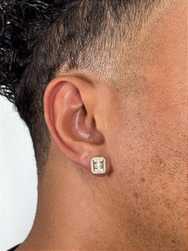Brinco Fílip Imperador Banhado A Ouro 18k BRI208