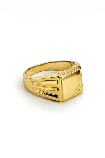 Anel Imperio Banhado A Ouro 18K ANL013
