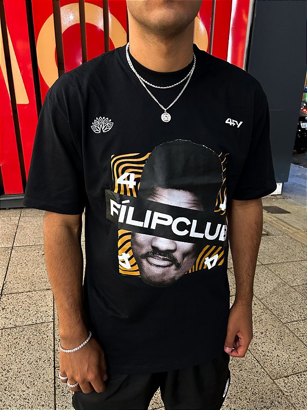 Camiseta Fílip Club Will - Preta