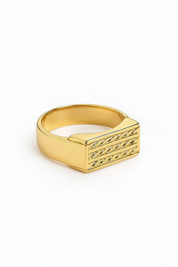 Anel Roma Banhado A Ouro 18K ANL014