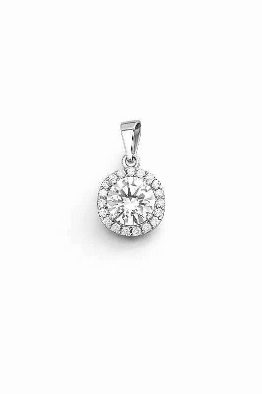 Pingente Imperial 1 Banhado A Ouro Branco PIN150