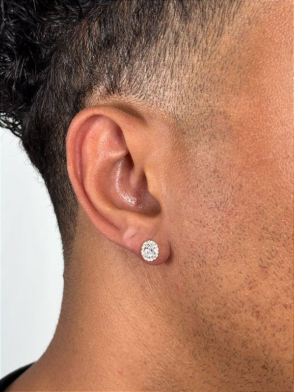 Brinco Fílip 1 Oval Banhado A Ouro 18k BRI212