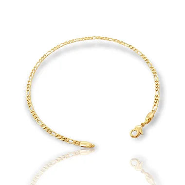 Pulseira 3 Por 1 2,5mm Fecho Tradicional Banhada A Ouro 18K PUL003