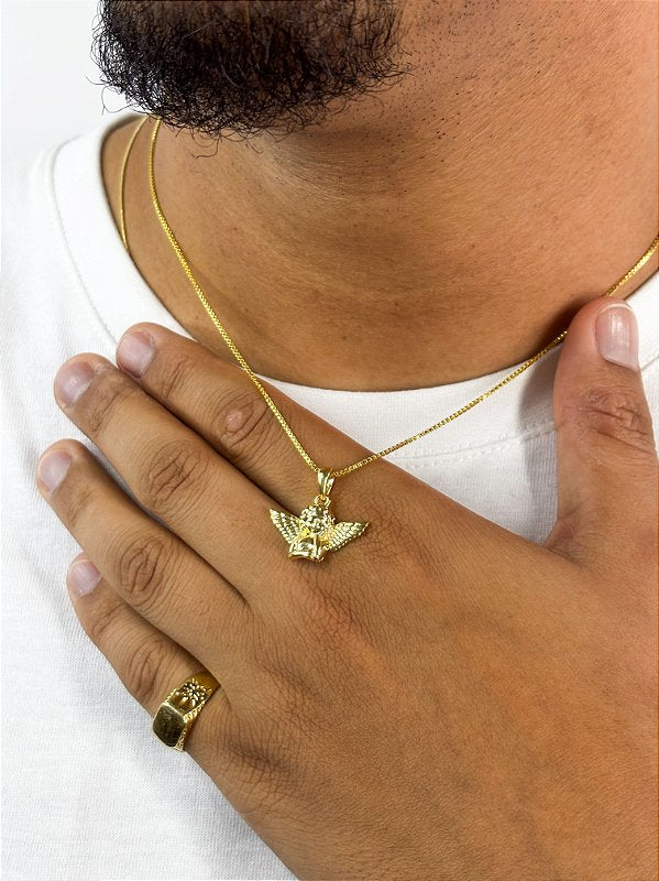 Kit Completo 2 Com 5 Peças Banhado A Ouro 18k COR009-PIN141-COR079-PUL022-PUL017-BRI189