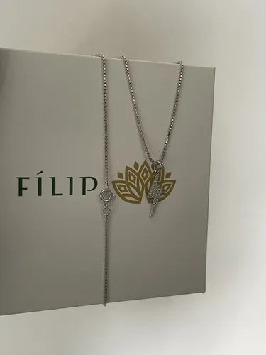 Corrente Elo Cadeado 70cm 2mm Fecho Tradicional Banhada A Ouro 18k COR011